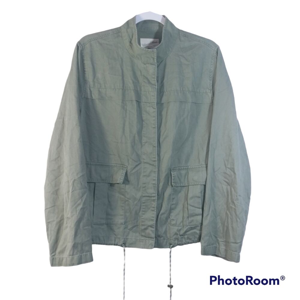 Universal Thread Green Anorak Jacket Drawstring Outdoor Camping Size L
